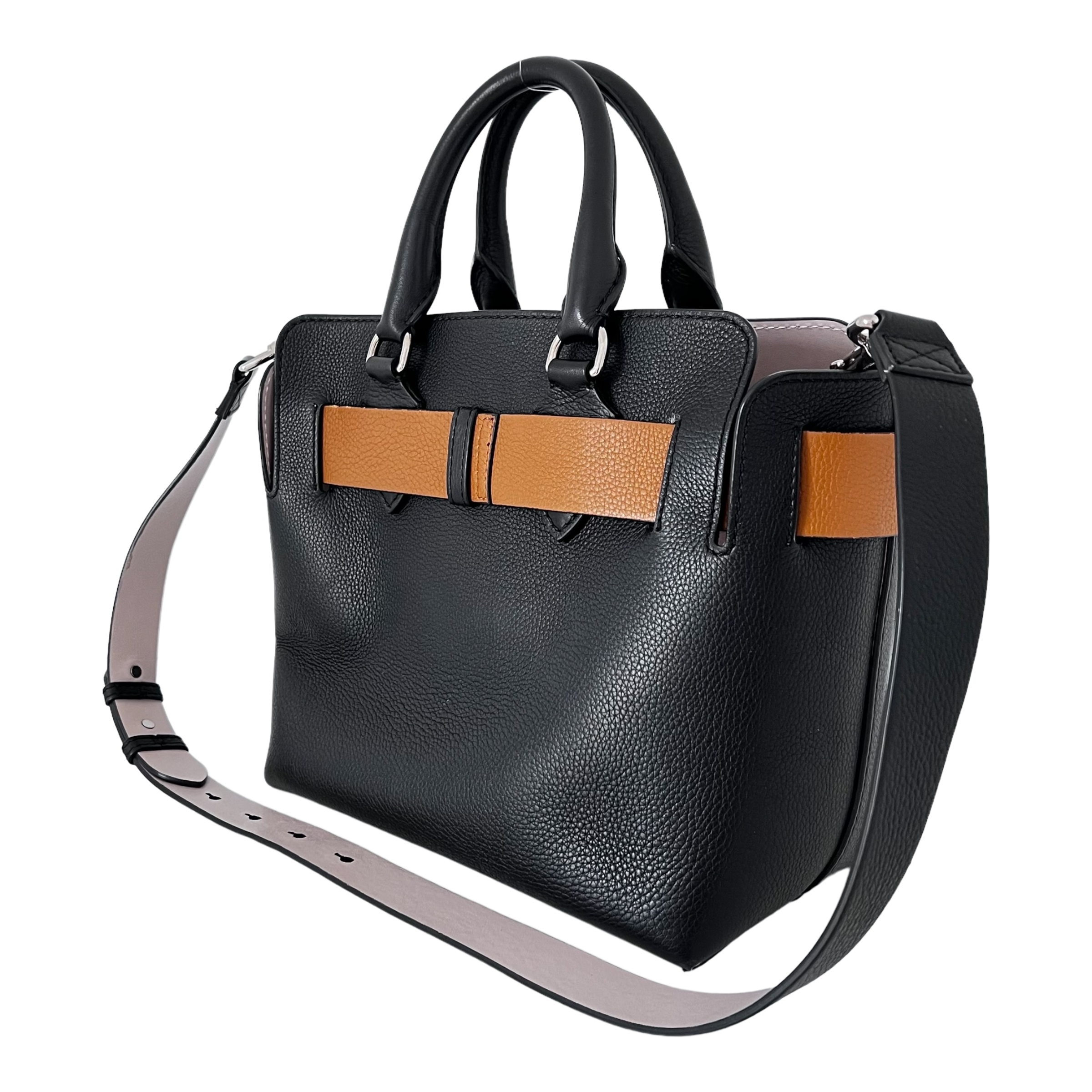 Medium Belt Tote Leather Bag