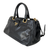 Nero Calfskin Ribbon Bag