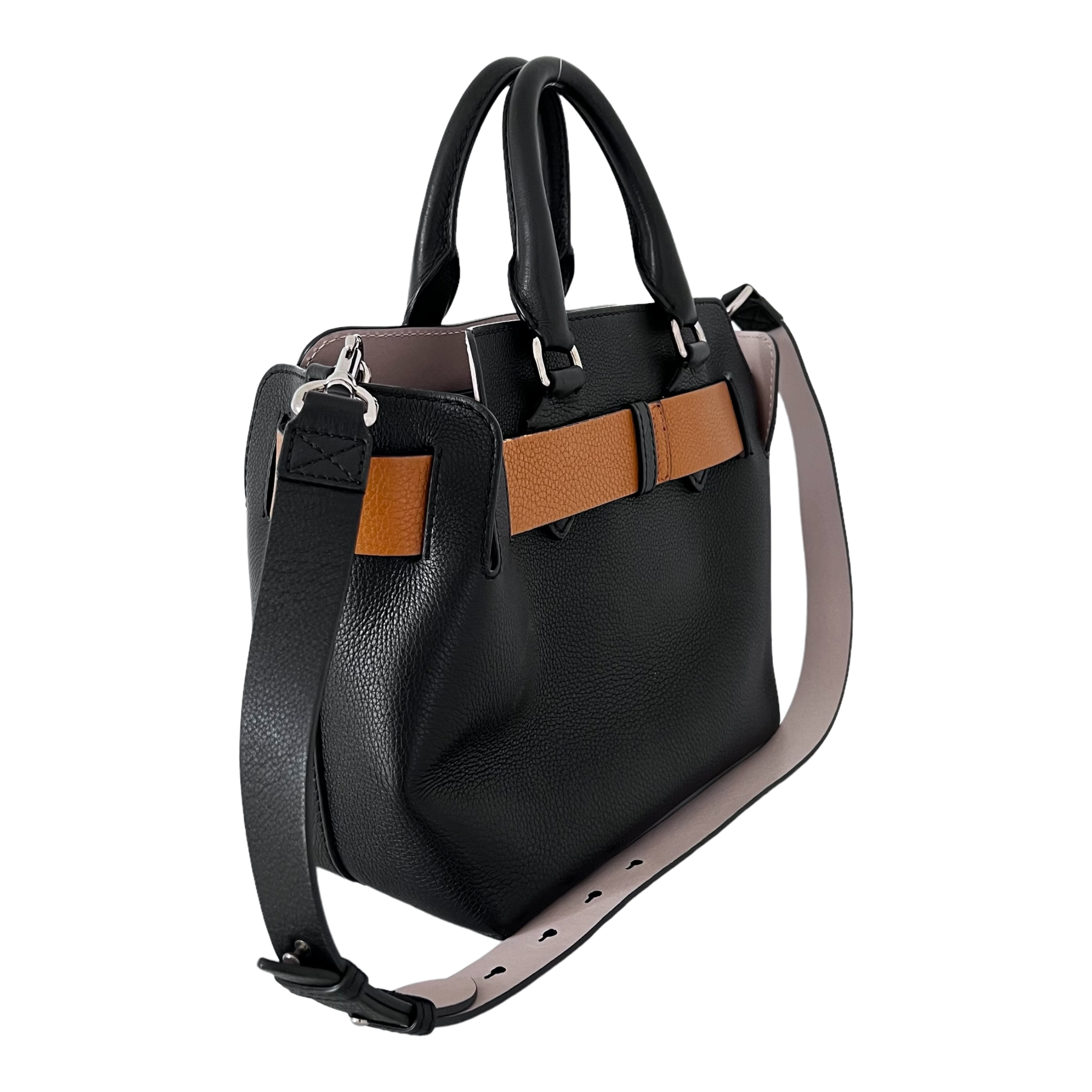 Medium Belt Tote Leather Bag
