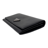 Black Saffiano Leather - Classic logo