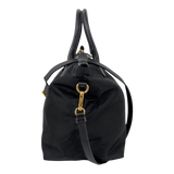 Saffiano-Trimmed Tessuto Tote