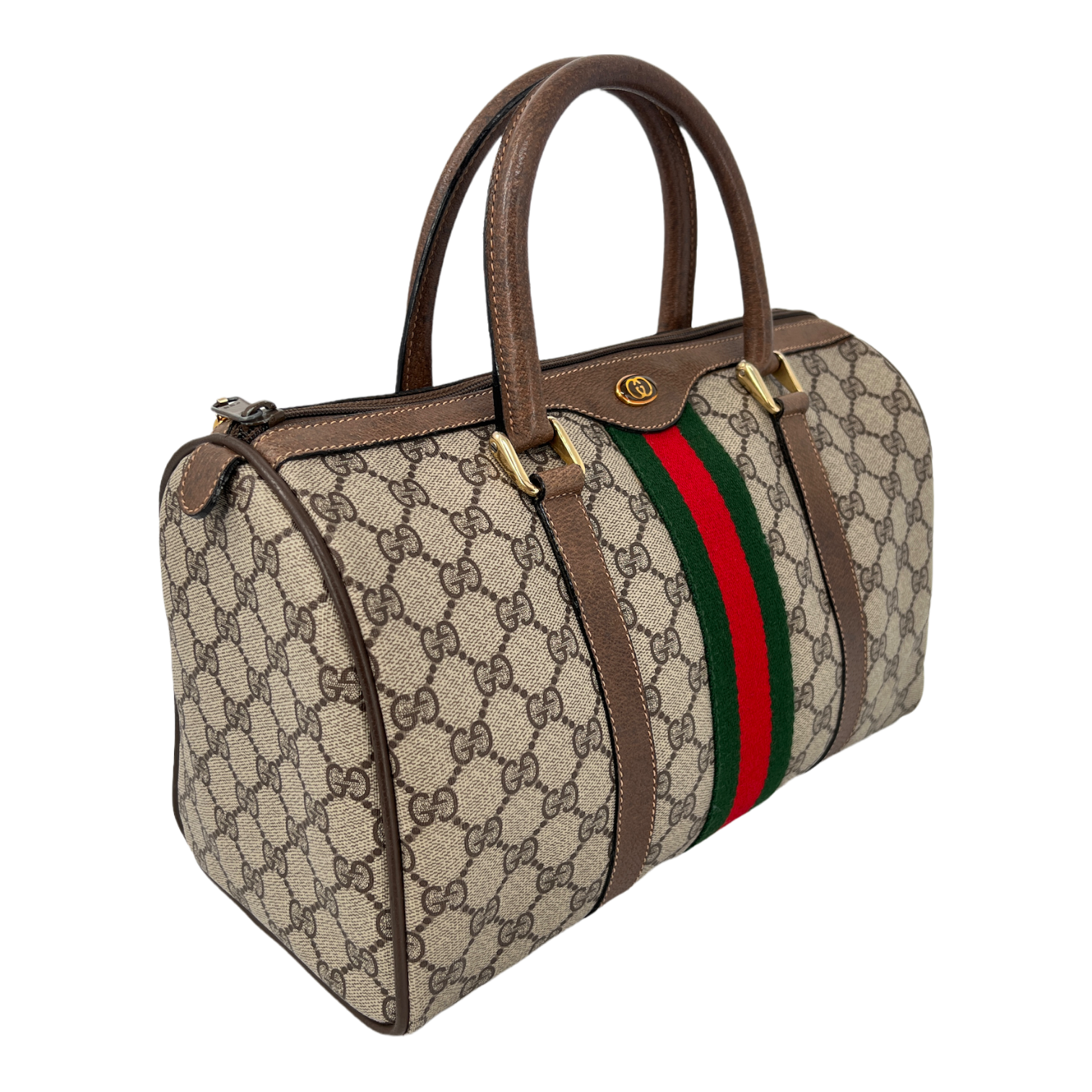 GG Web Boston Bag
