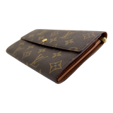 Monogram Wallet with Gold Chain