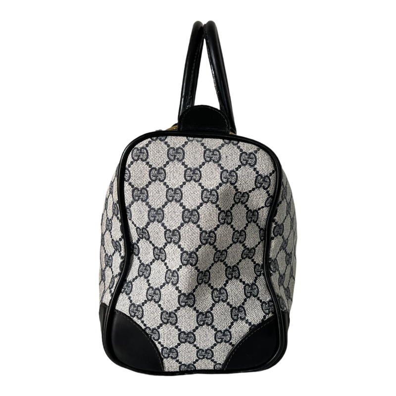 GG Web Supreme Canvas Boston Bag