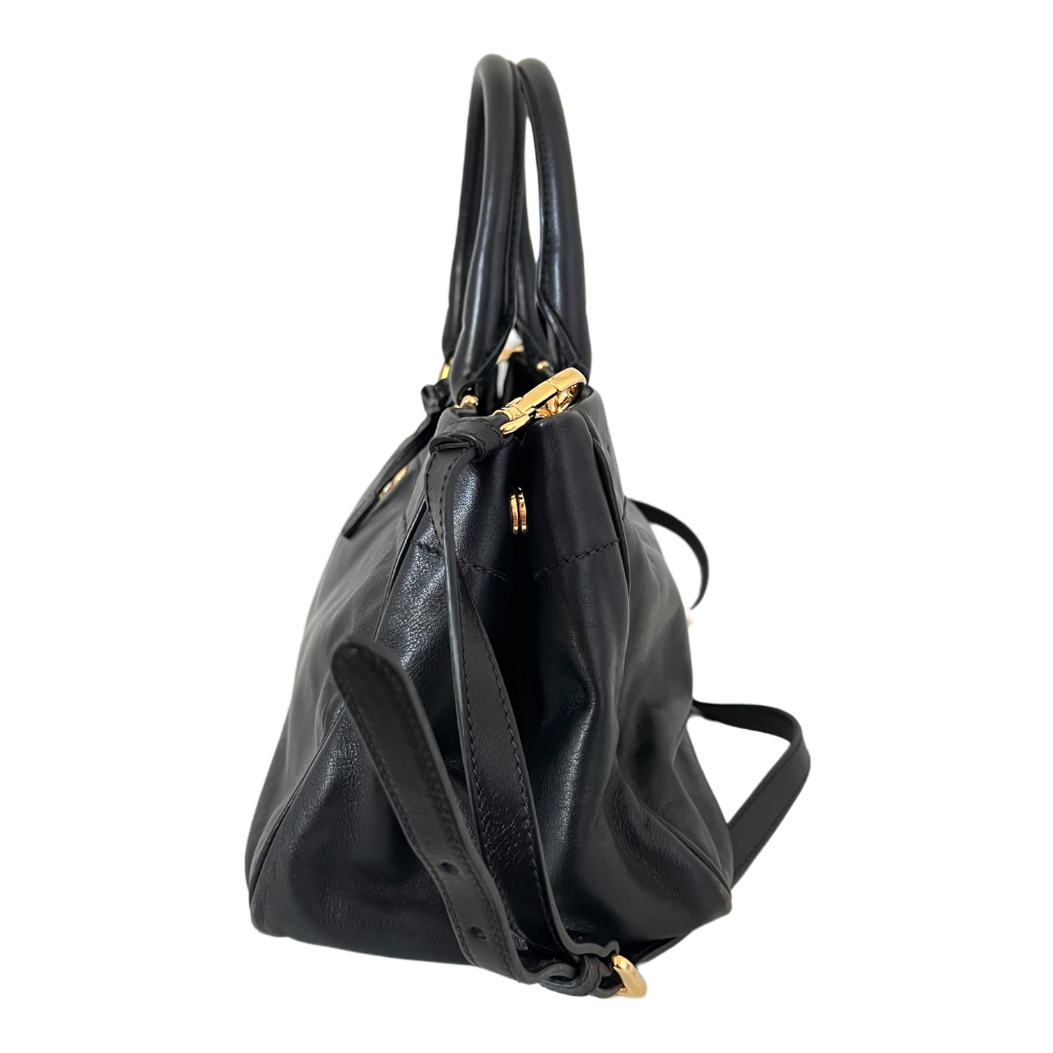 Nero Calfskin Ribbon Bag