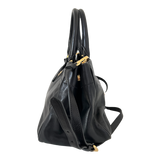 Nero Calfskin Ribbon Bag