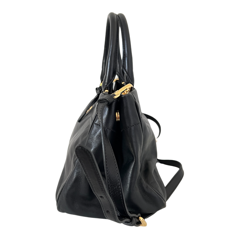 Nero Calfskin Ribbon Bag