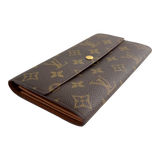 Monogram Wallet with Gold Chain