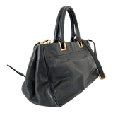 Nero Calfskin Ribbon Bag
