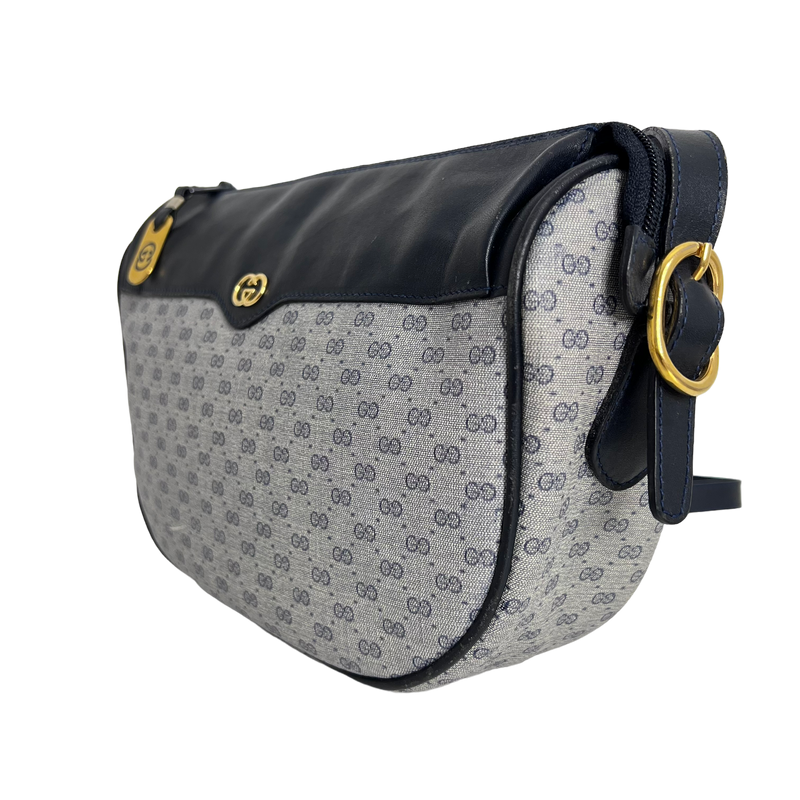 Medium Navy Supreme Crossbody
