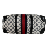GG Web Supreme Canvas Boston Bag