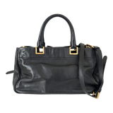 Nero Calfskin Ribbon Bag