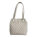 Ivory White Canvas Mini Tote