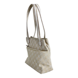 Ivory White Canvas Mini Tote