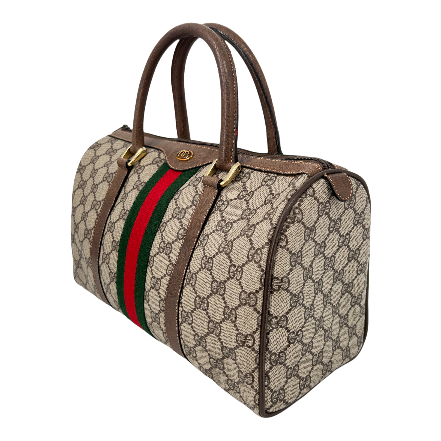 GG Web Boston Bag