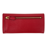 Red Saffiano Wallet