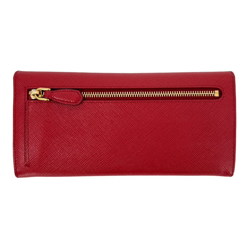 Red Saffiano Wallet