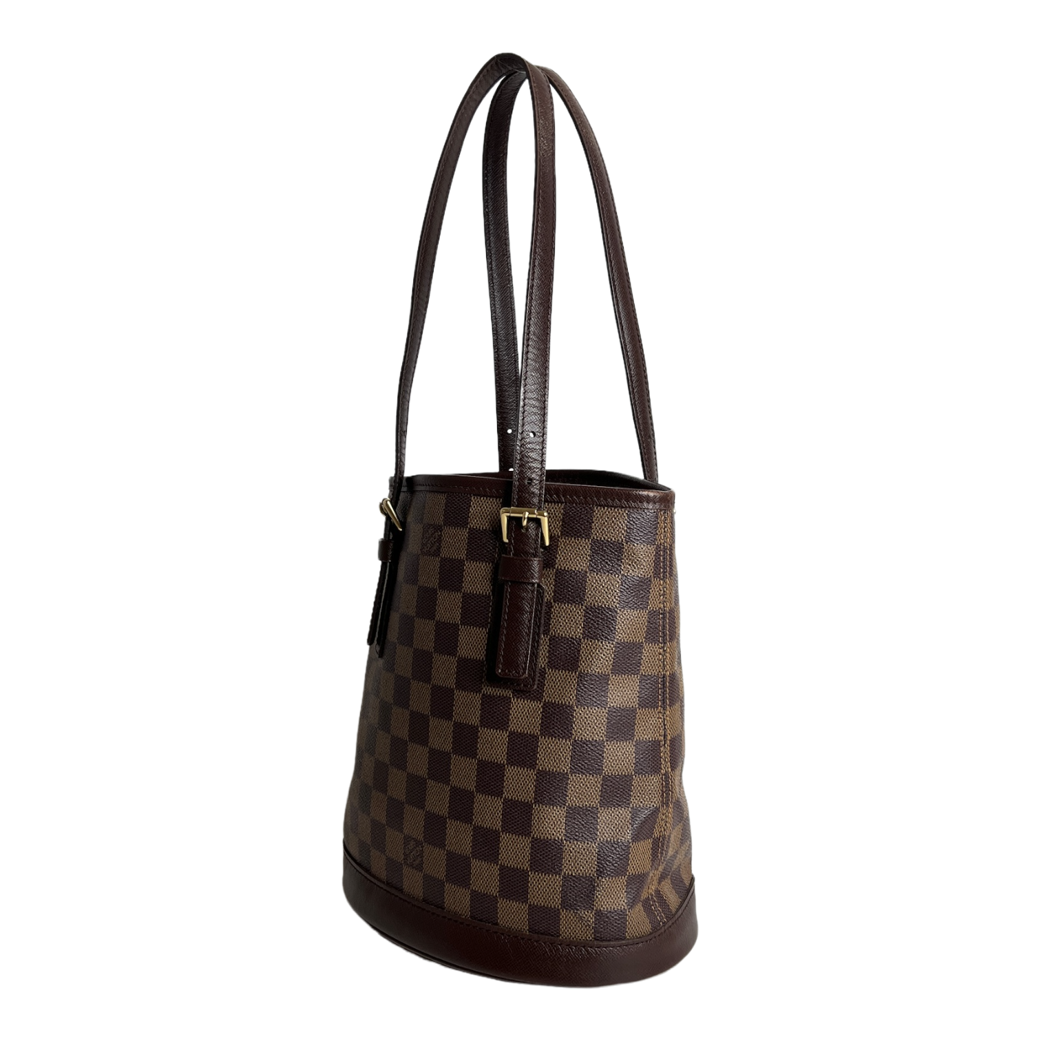 Damier Ebene Marais Petit Bucket Bag