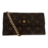 Monogram Wallet with Chain