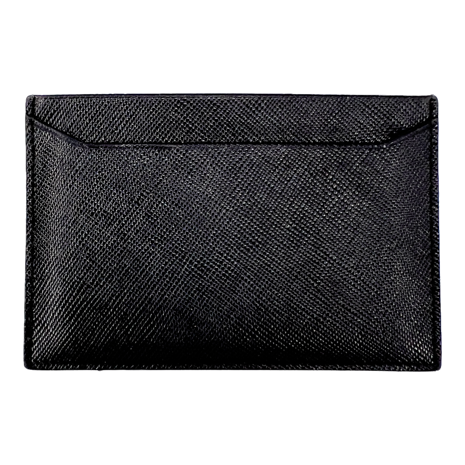 Black Saffiano Card Holder