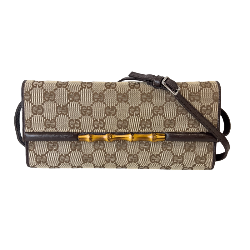 GG Canvas Bamboo Bar Crossbody