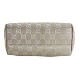 Ivory White Canvas Mini Tote