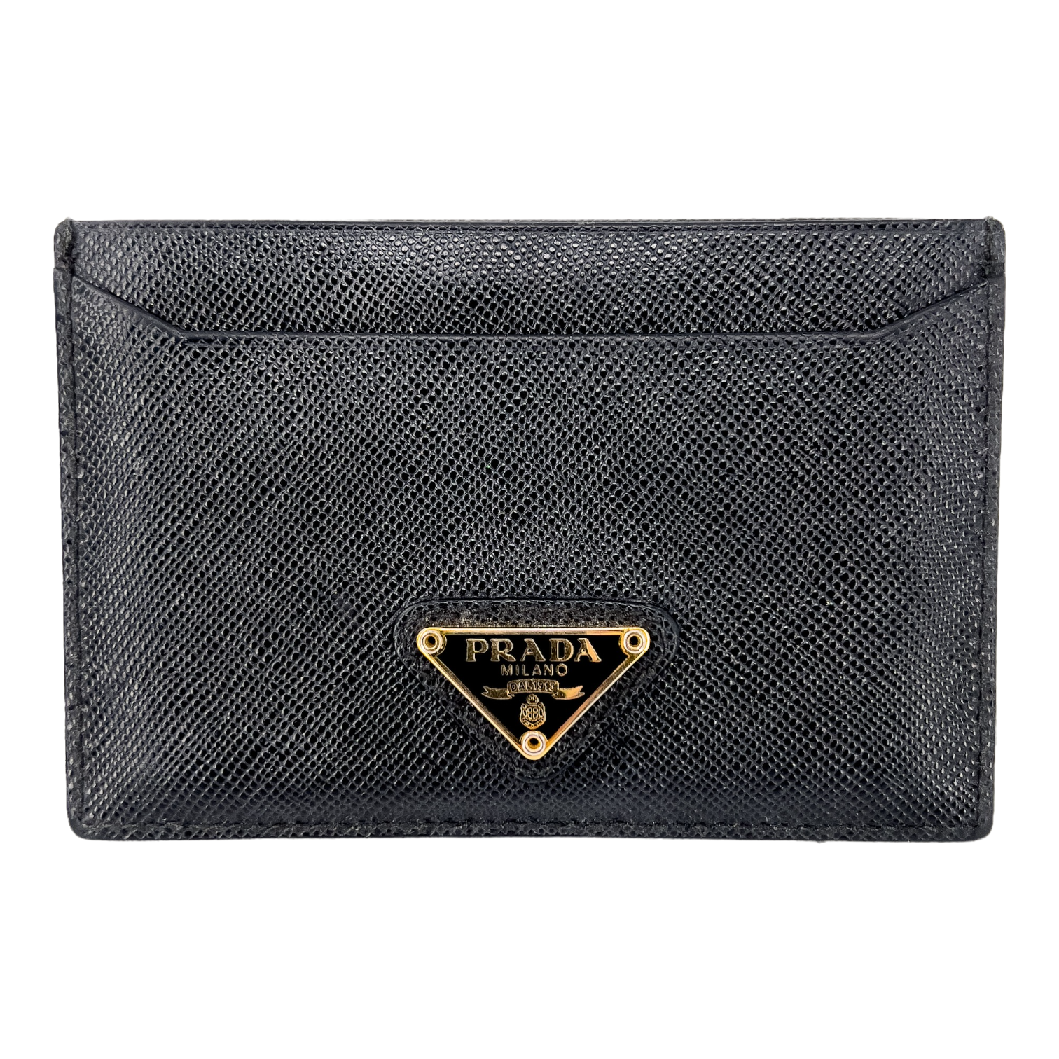 Black Saffiano Card Holder