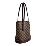 Damier Ebene Marais Petit Bucket Bag