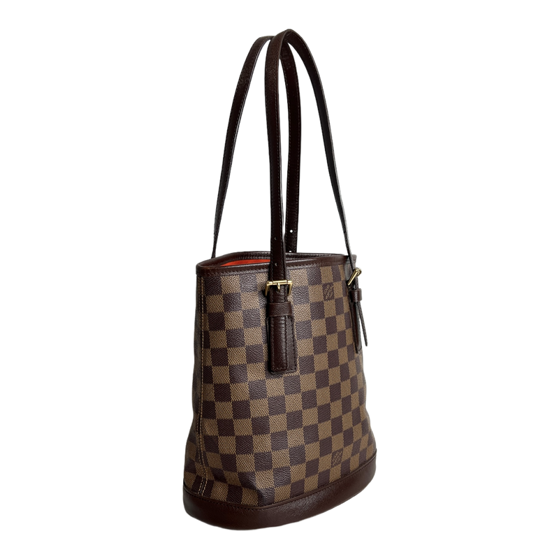 Damier Ebene Marais Petit Bucket Bag