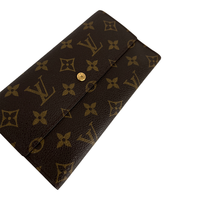 Monogram Wallet with Chain