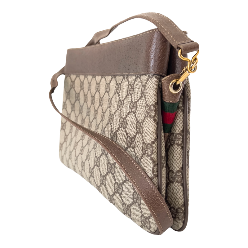 GG Supreme Web Crossbody Bag