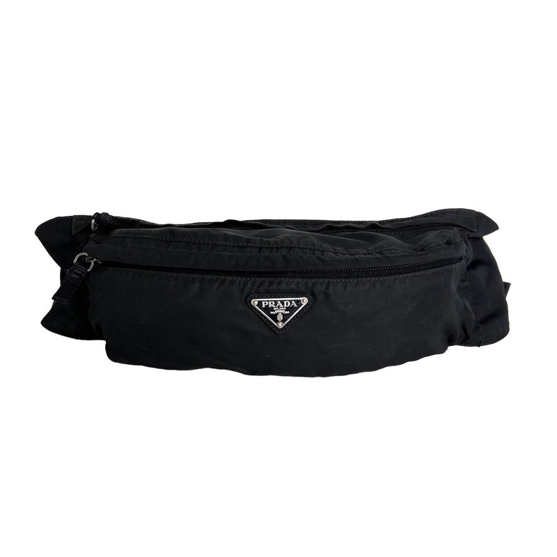 Nylon Tessuto Slim Waist Bag