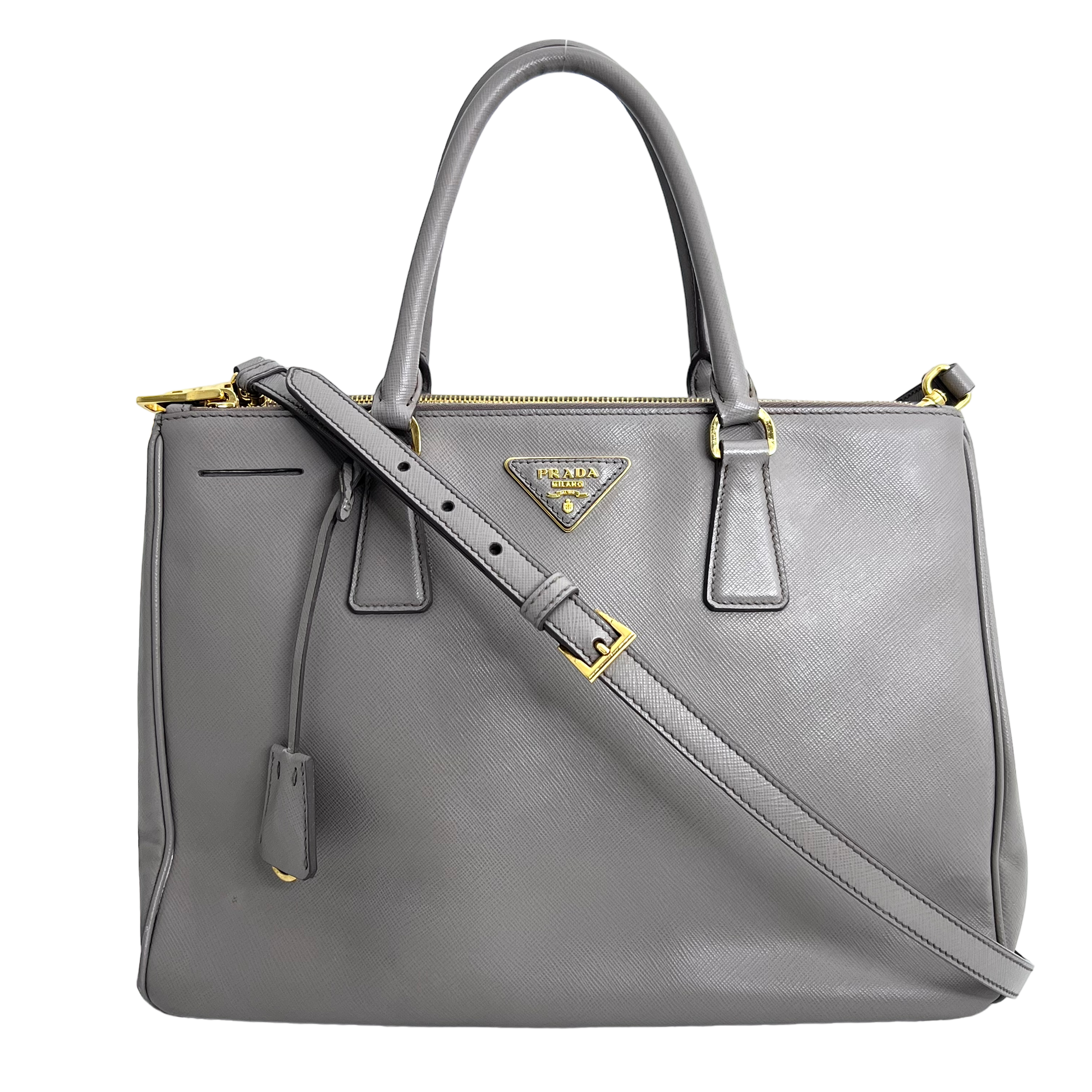 Medium Saffiano Lux Galleria Tote