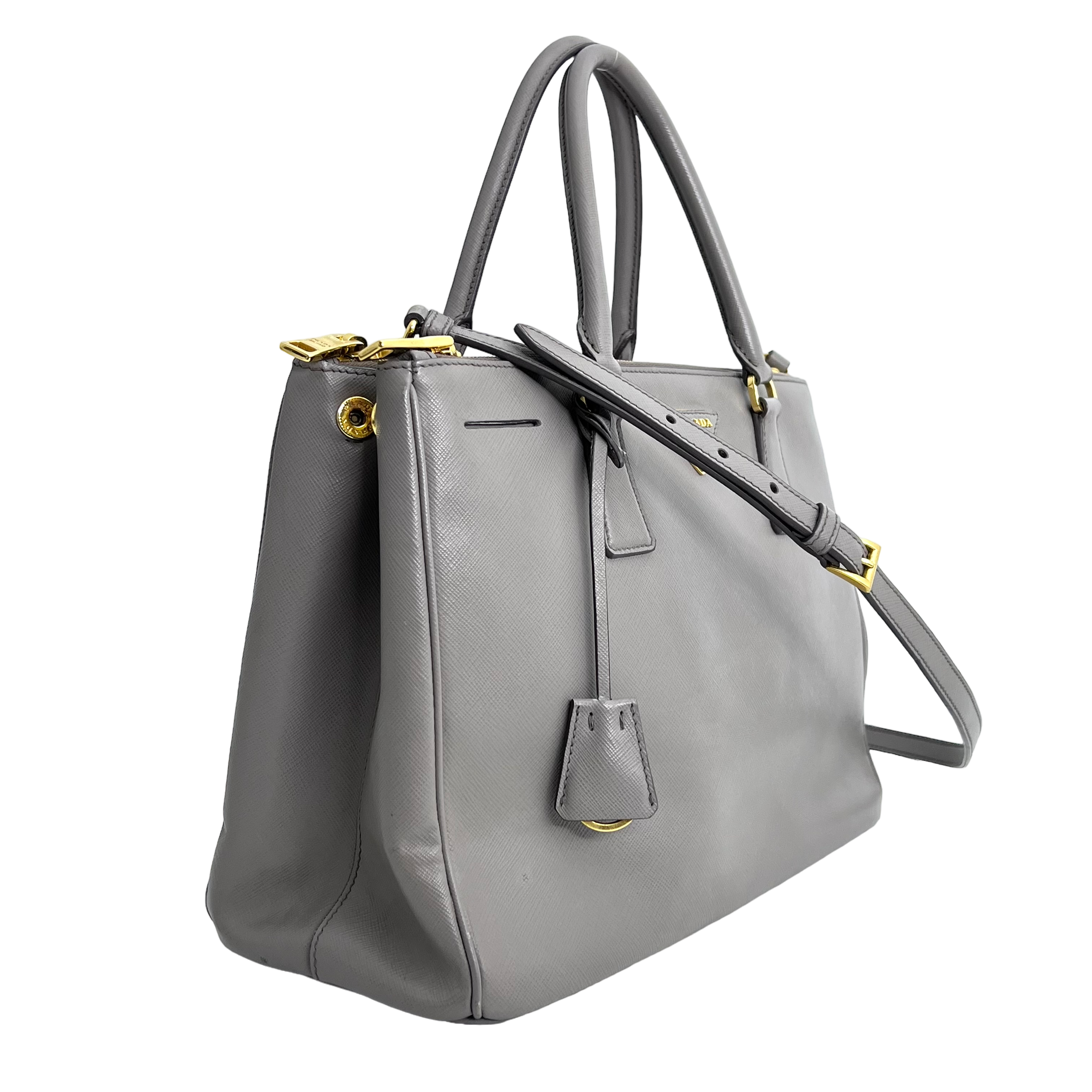 Medium Saffiano Lux Galleria Tote