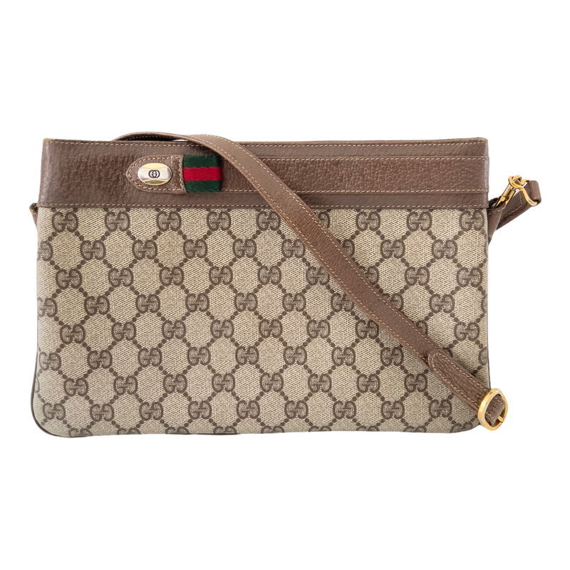 GG Supreme Web Crossbody Bag