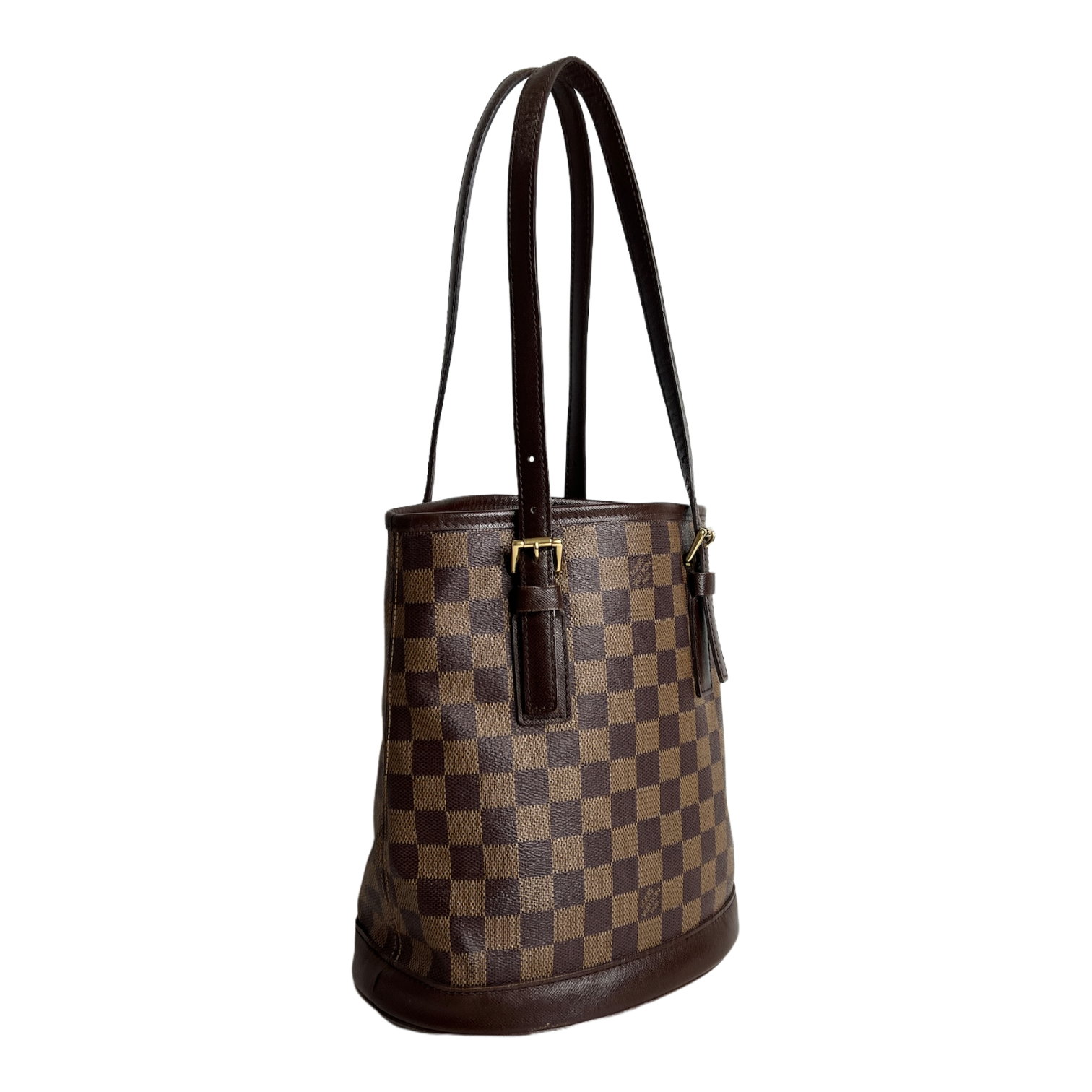 Damier Ebene Marais Petit Bucket Bag