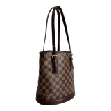 Damier Ebene Marais Petit Bucket Bag