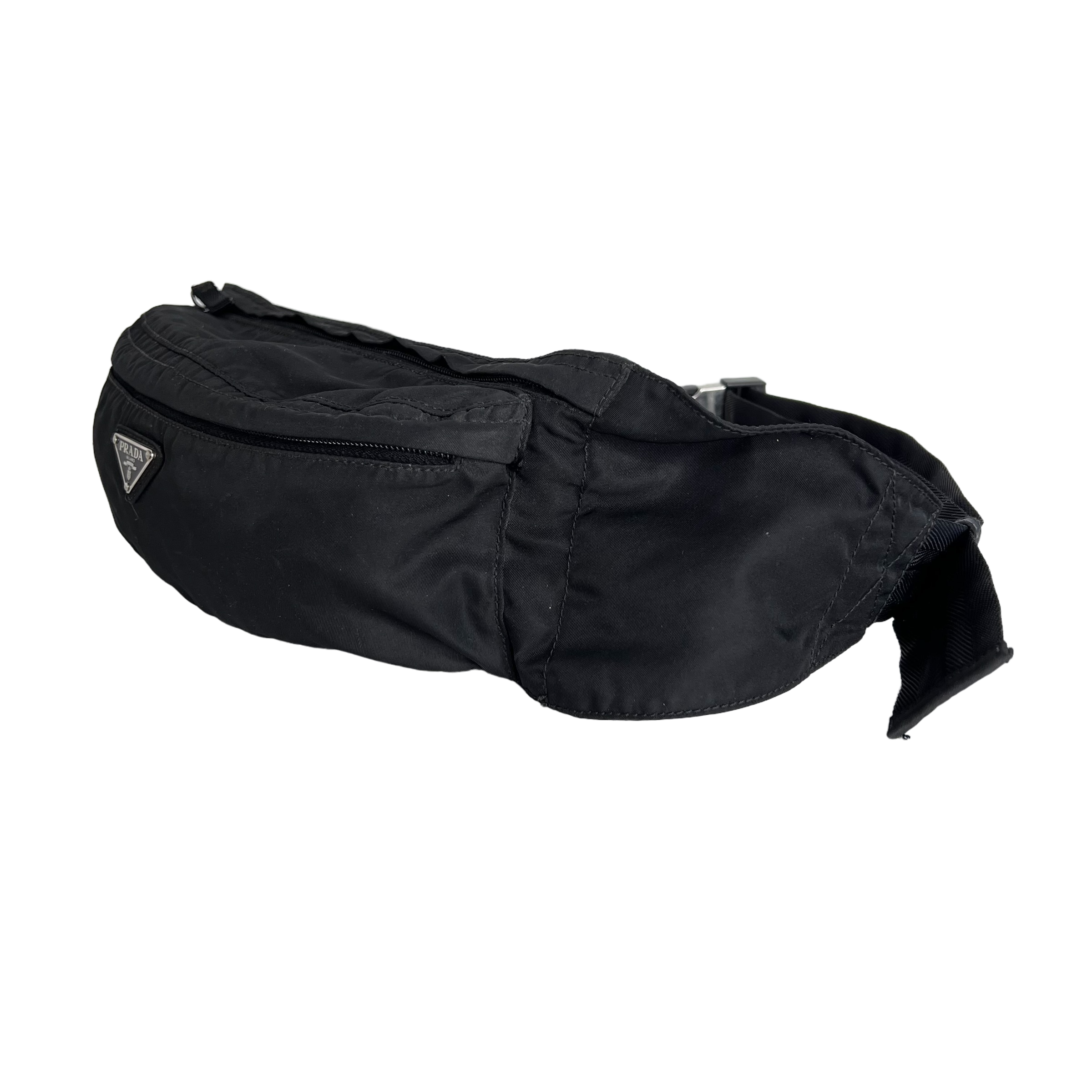 Nylon Tessuto Slim Waist Bag