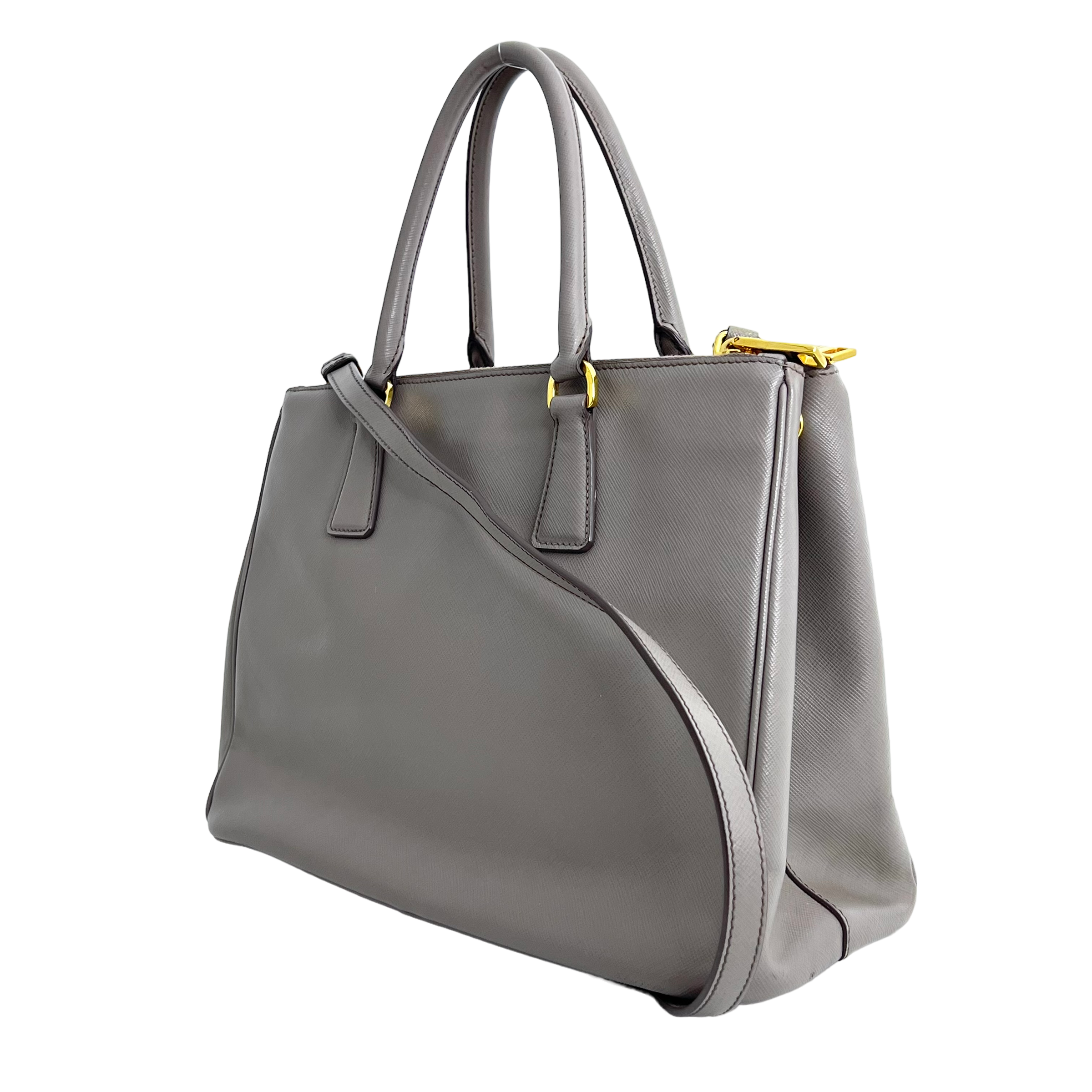 Medium Saffiano Lux Galleria Tote