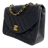 CC Half Moon Flap Chain Shoulder Bag