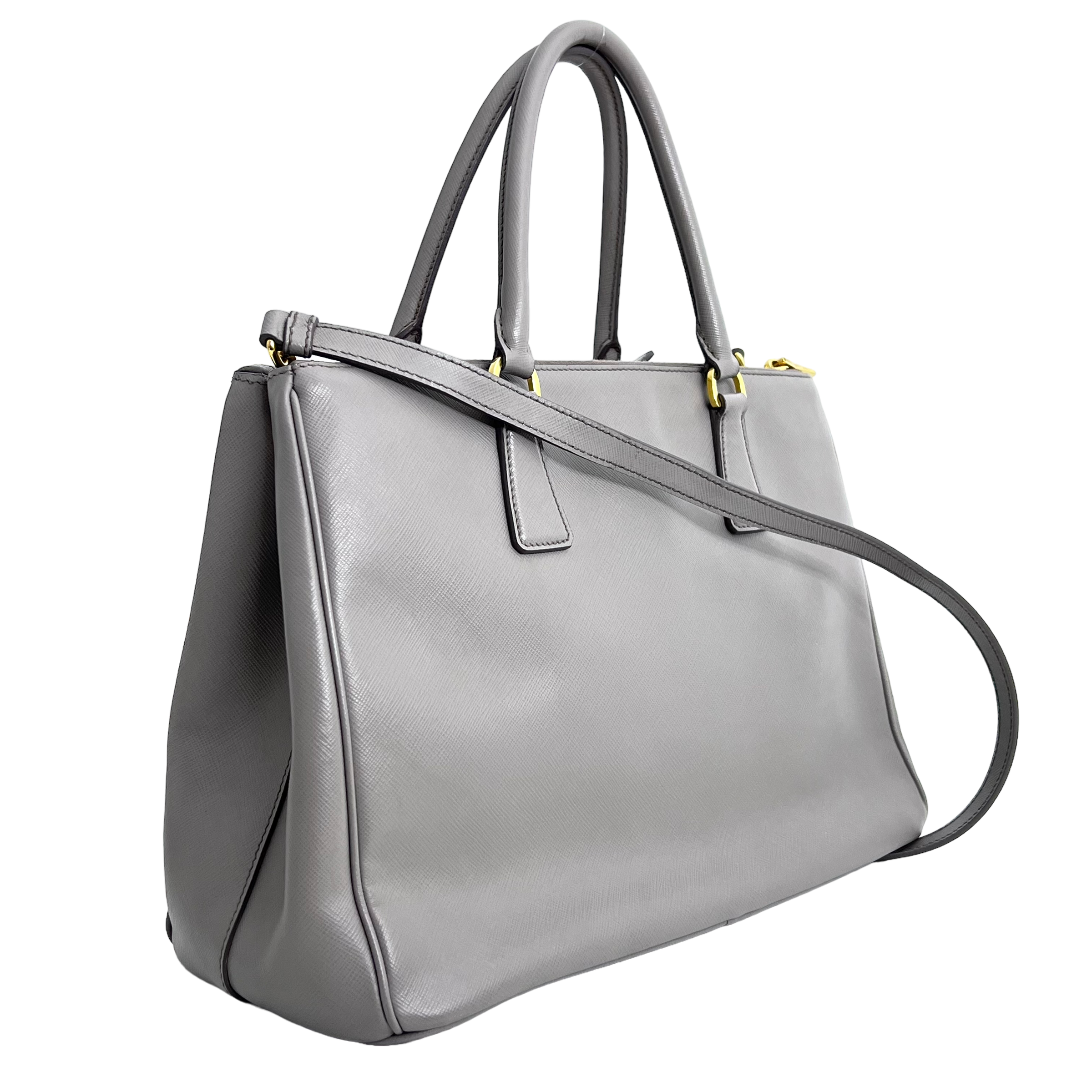 Medium Saffiano Lux Galleria Tote
