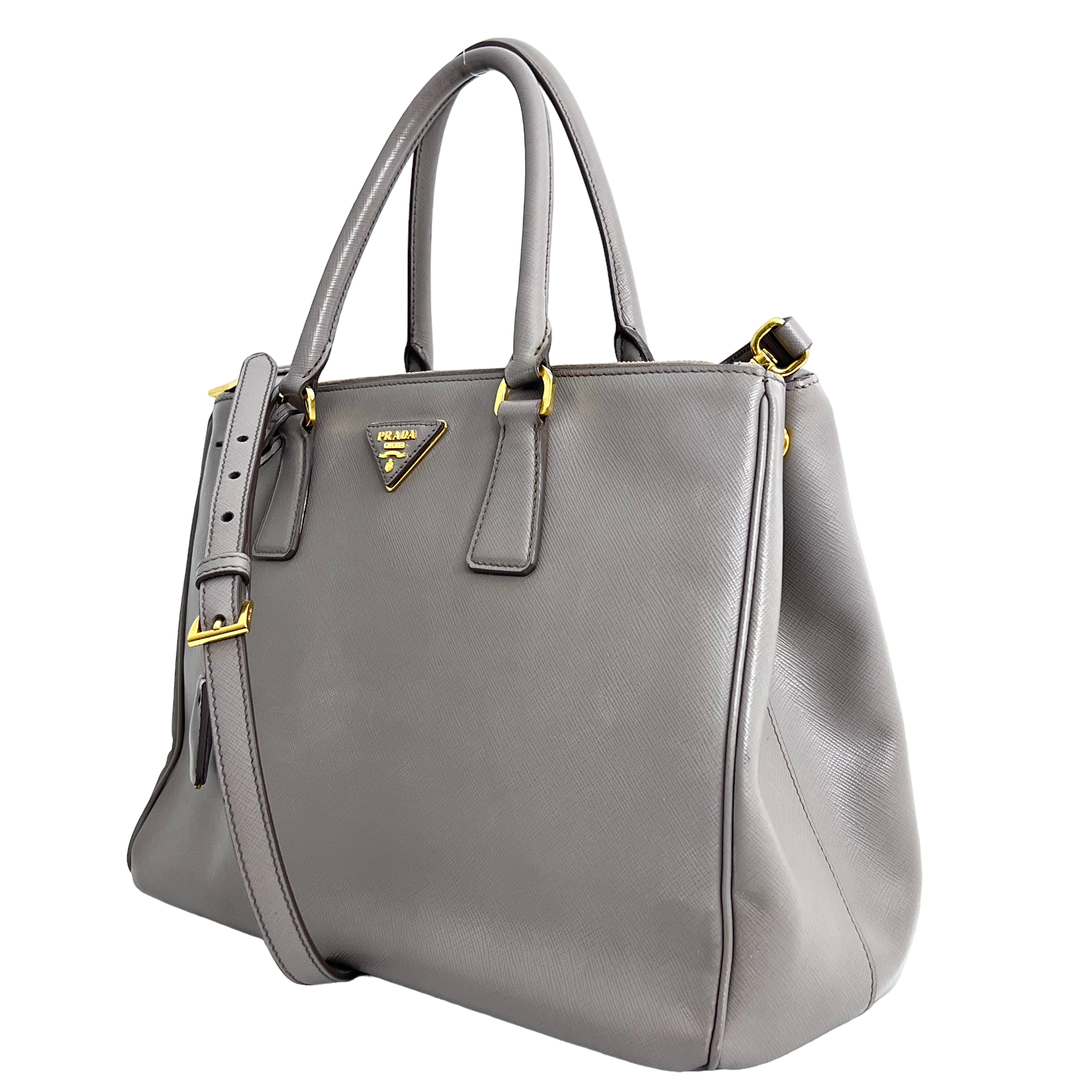 Medium Saffiano Lux Galleria Tote
