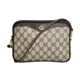 Small Brown GG Web Crossbody