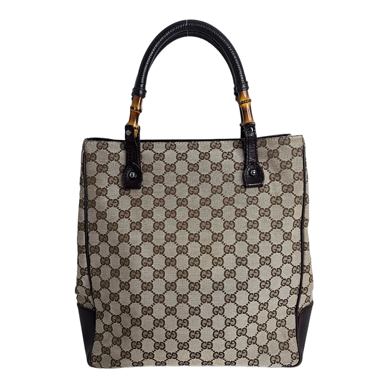 GG Monogram Bamboo Tote