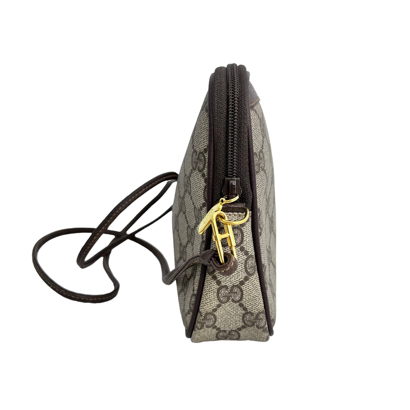 Small Brown GG Web Crossbody