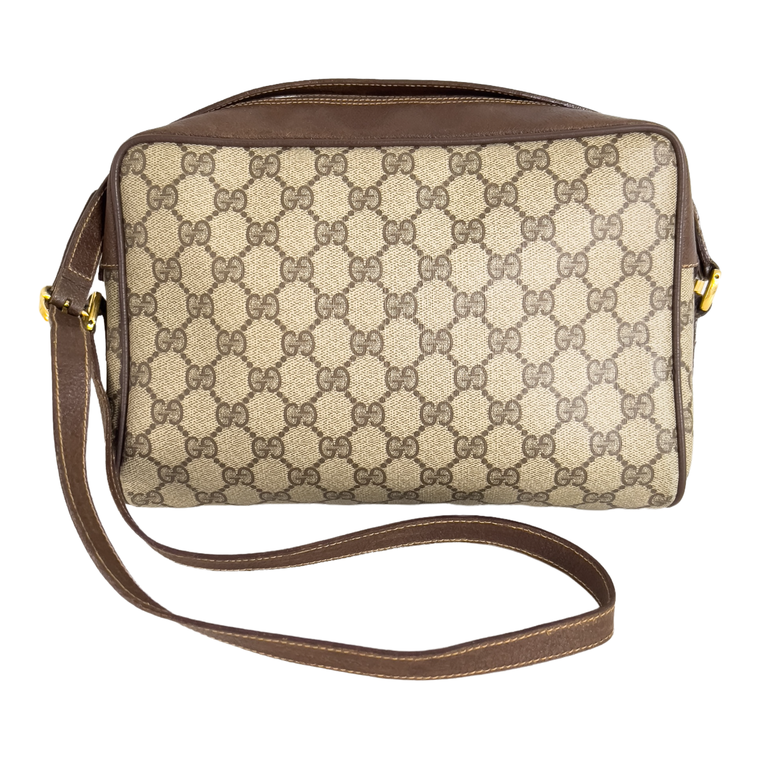 GG Supreme Web Crossbody Bag