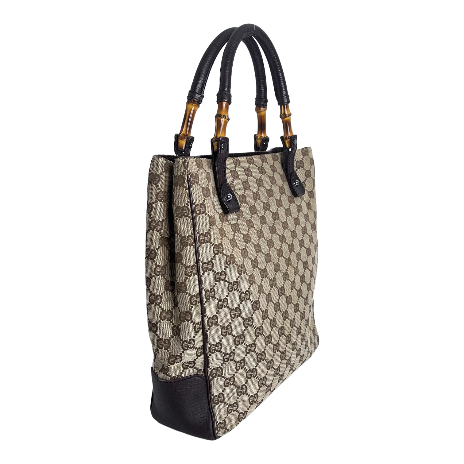 GG Monogram Bamboo Tote