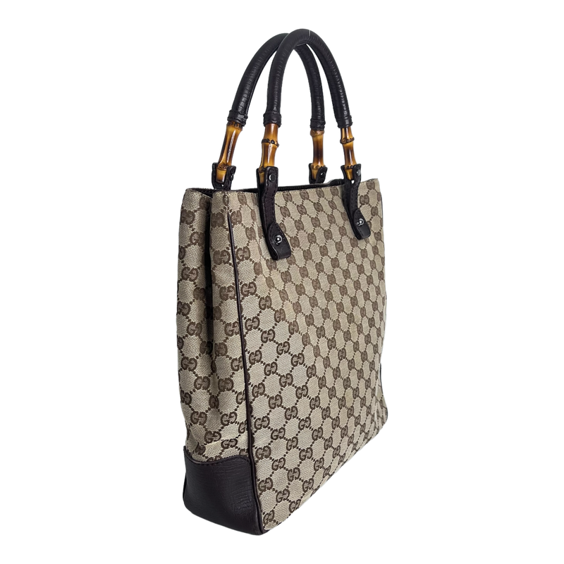 GG Monogram Bamboo Tote