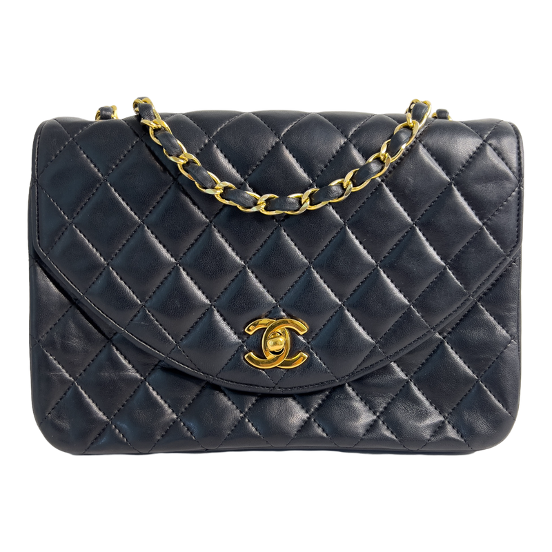 CC Half Moon Flap Chain Shoulder Bag