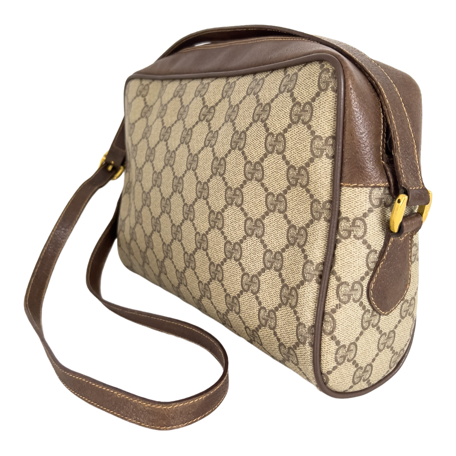GG Supreme Web Crossbody Bag